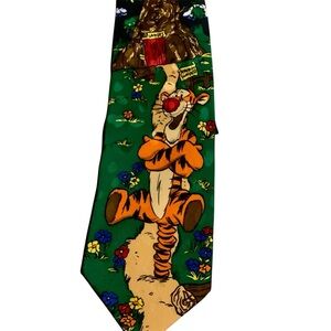 Vintage Disney Store Winnie The Pooh Tigger Neck Tie